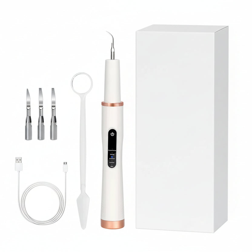 ORALPAW - Appareil de Nettoyage Ultrasonique Avancé des Dents pour Animaux avec 5 Niveaux de Soins