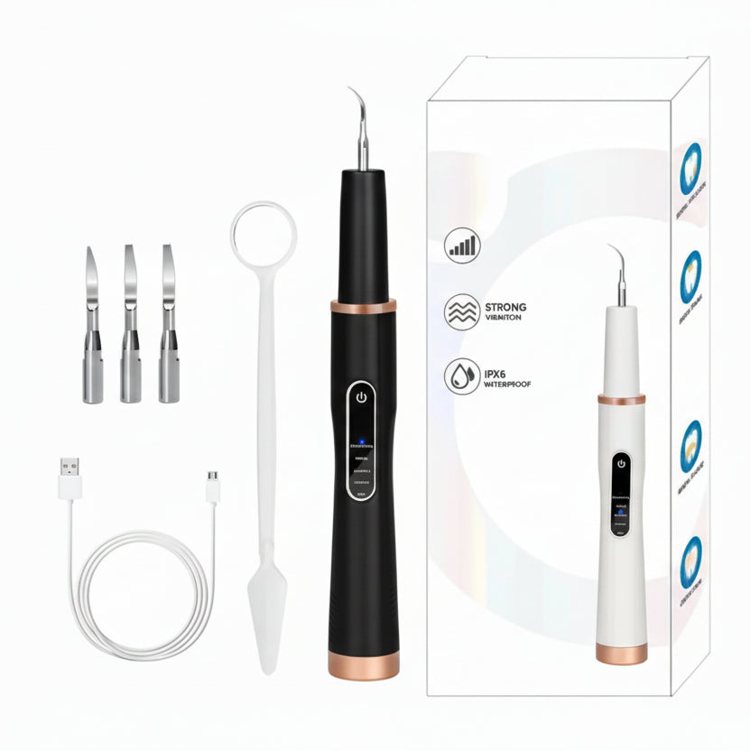 ORALPAW - Appareil de Nettoyage Ultrasonique Avancé des Dents pour Animaux avec 5 Niveaux de Soins