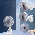 Ventilateur portable avec base détachable et support mural