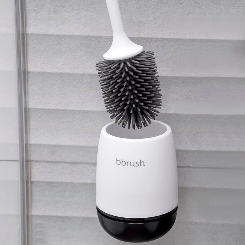 Brosse de toilette avec support