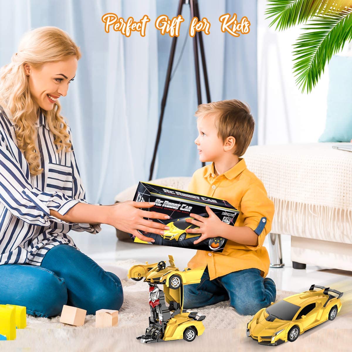 Transformateur de voitures RC pour enfants
