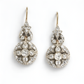 Charlotte - Boucles d'oreilles vintage en diamant