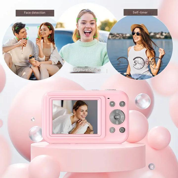 Appareil photo numérique vintage | Moments au look rétro | Prise en main d'un clic | RetroClick