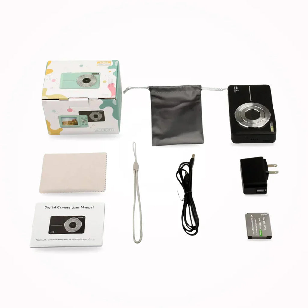 Appareil photo numérique vintage | Moments au look rétro | Prise en main d'un clic | RetroClick