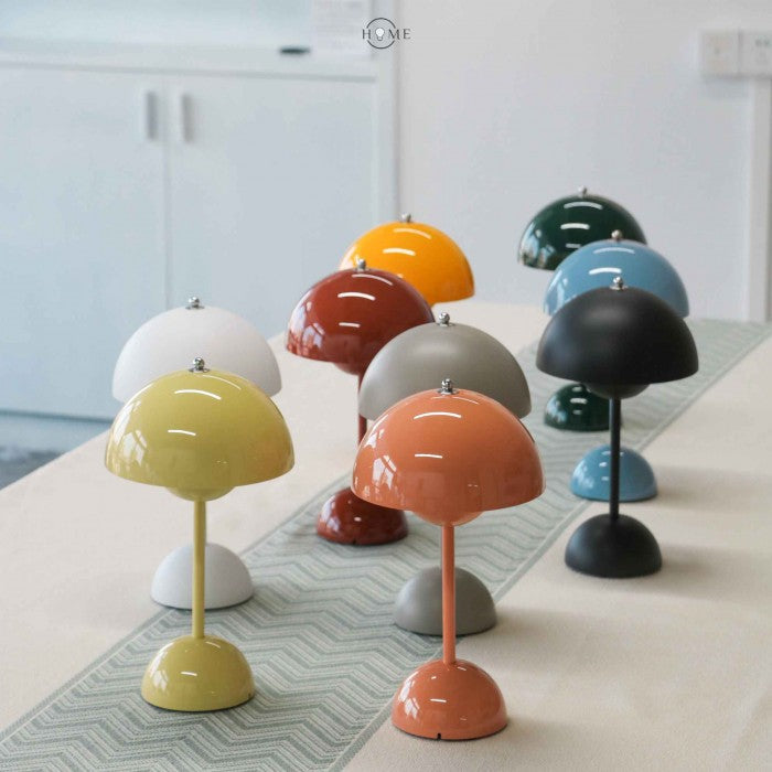 Le Refuge – Lampe de Table Sans Fil Dimmable avec Design Élégant de Pot de Fleurs