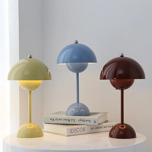 Le Refuge – Lampe de Table Sans Fil Dimmable avec Design Élégant de Pot de Fleurs