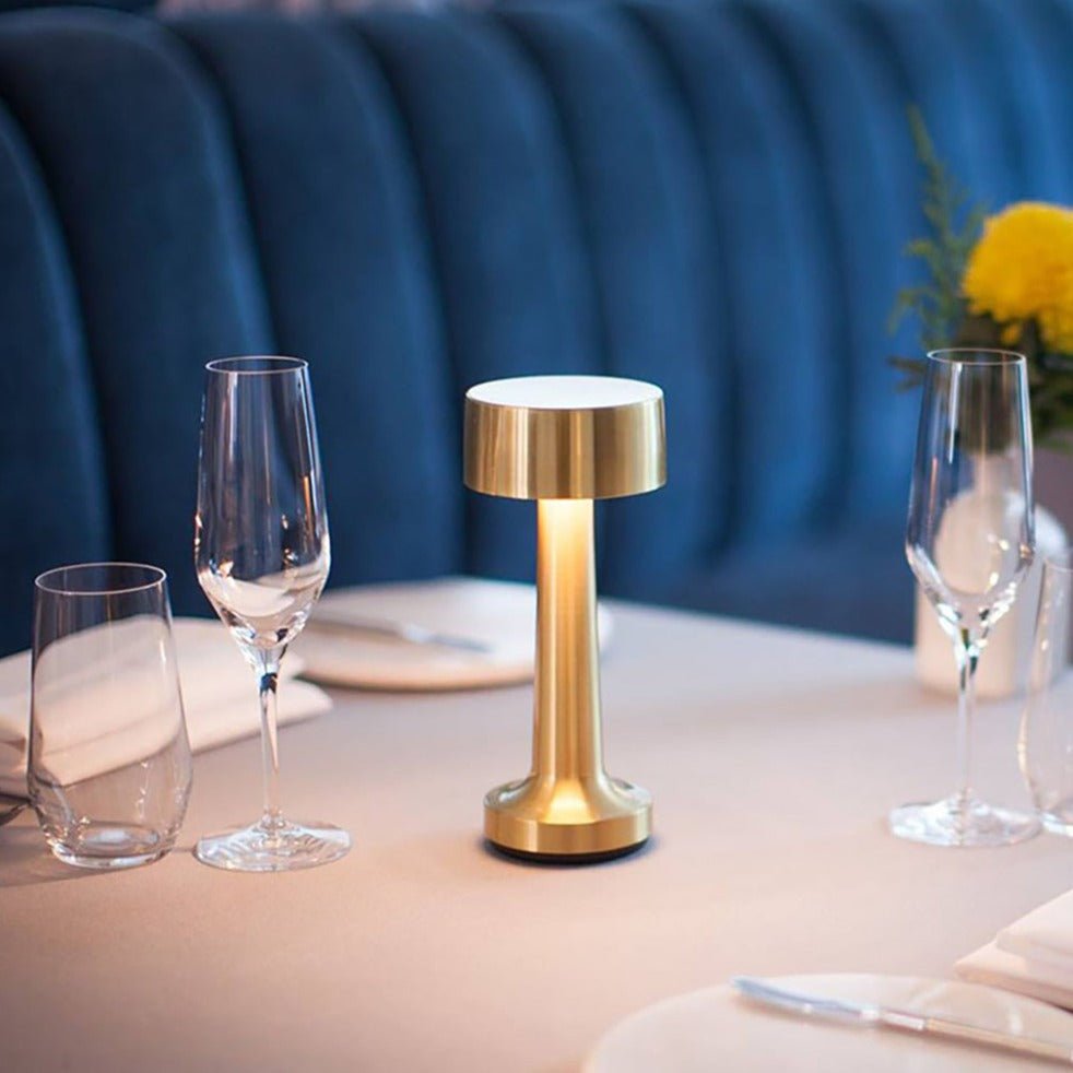 Lampe de table LED dimmable – lampe sans fil pour café, restaurant et maison