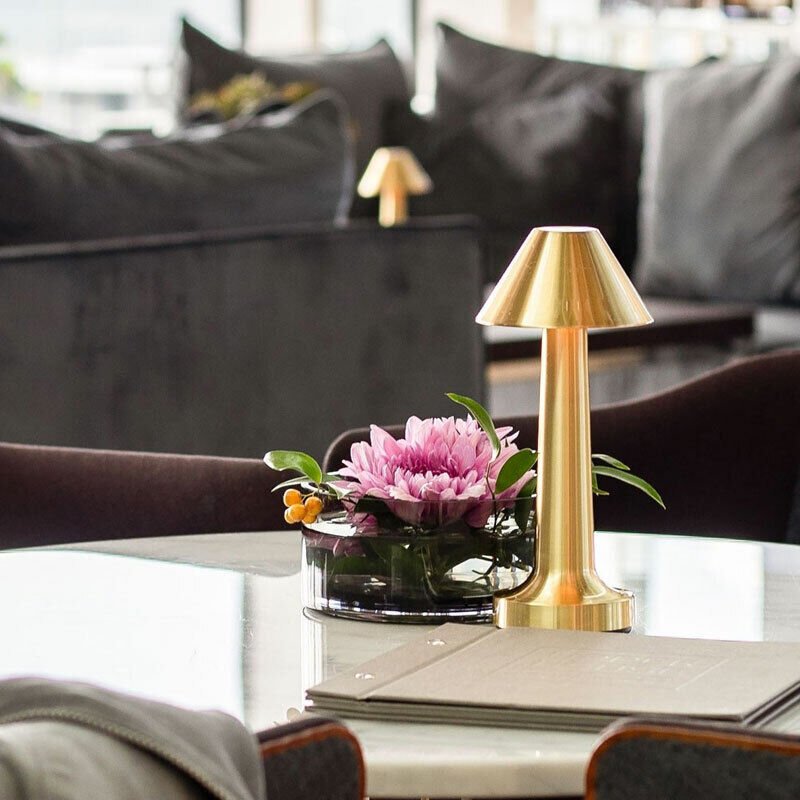 Lampe de table LED dimmable – lampe sans fil pour café, restaurant et maison