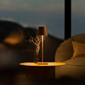 Lampe de table LED dimmable – lampe sans fil avec touch et USB-C (38 cm)