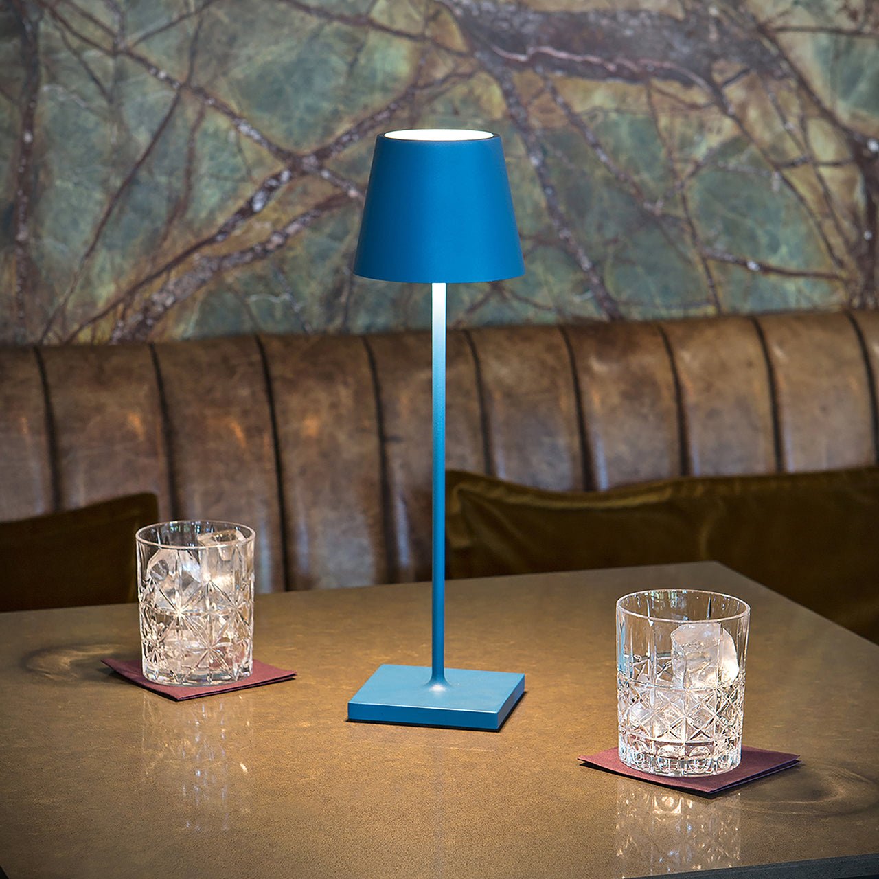 Lampe de table LED dimmable – lampe sans fil avec touch et USB-C (38 cm)