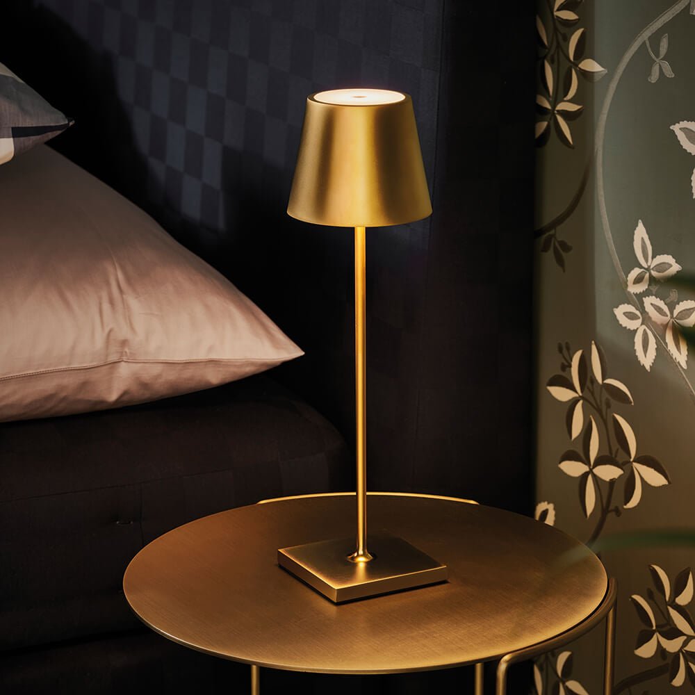 Lampe de table LED dimmable – lampe sans fil avec touch et USB-C (38 cm)