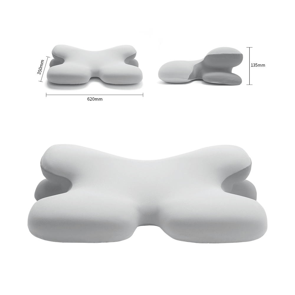 Coussin ergonomique pour le cou | Mousse à mémoire, soutien du cou & idéal pour un sommeil paisible