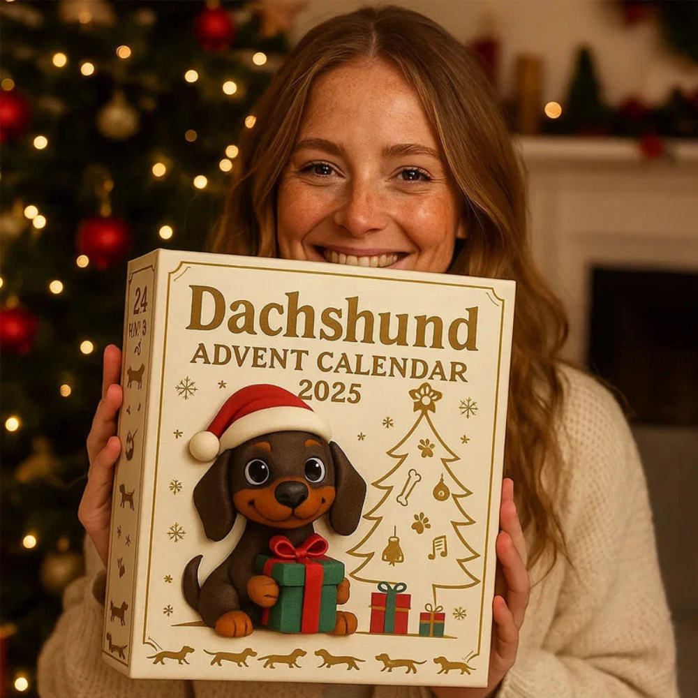 Calendrier de l'Avent pour Chiens - Ensemble de Figurines de Noël Collectionnables