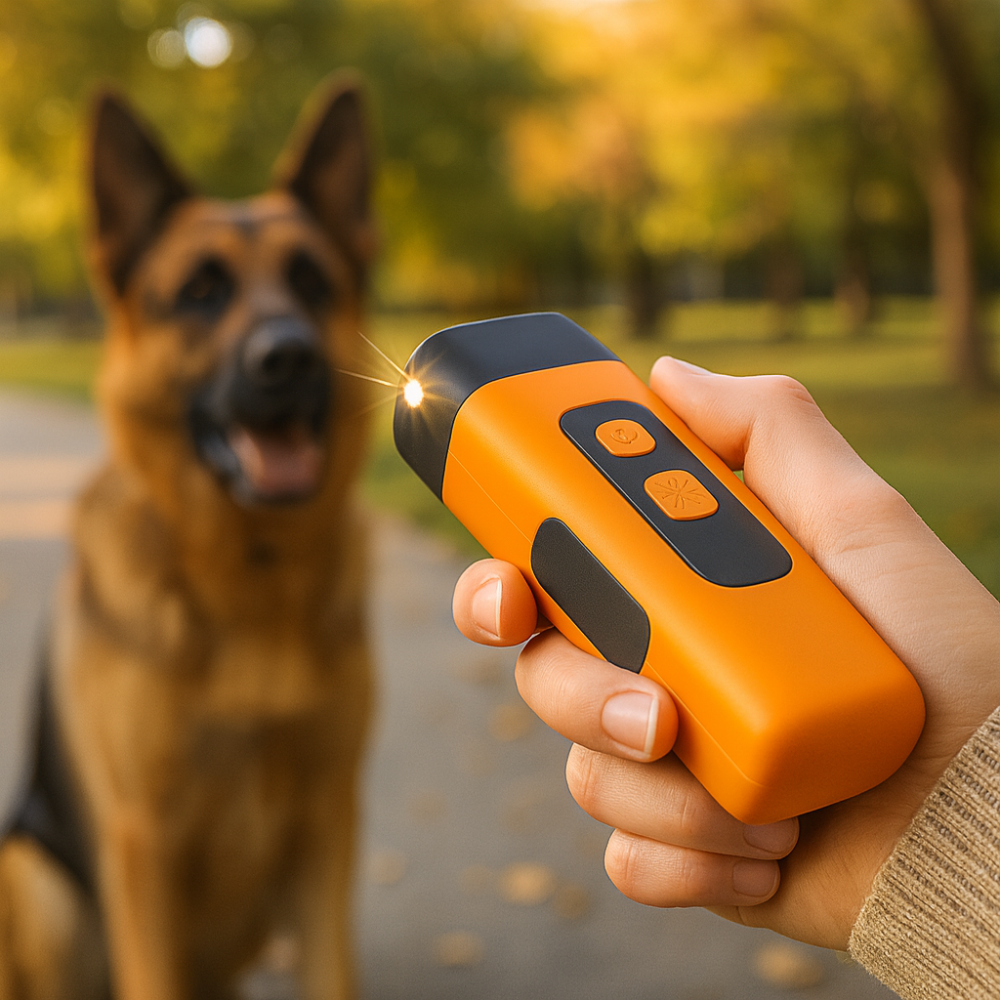 Skanto | Contrôleur Ultrasonique de Aboiement de Chien Portable pour Correction de Comportement