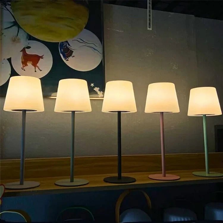Lampe de table LED sans fil – lampe rechargeable au design moderne