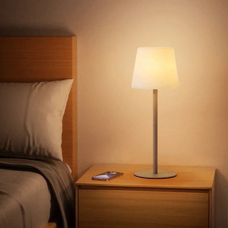 Lampe de table LED sans fil – lampe rechargeable au design moderne