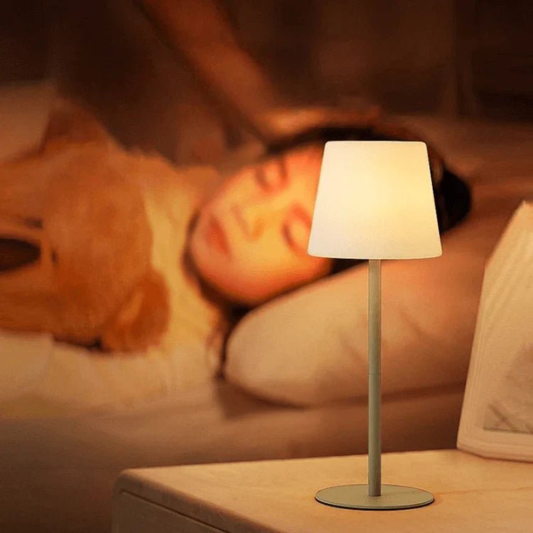 Lampe de table LED sans fil – lampe rechargeable au design moderne