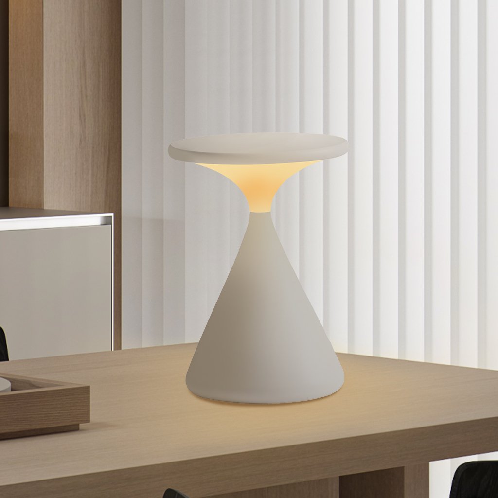 Lampe de table sans fil avec design en sablier – lampe LED dimmable