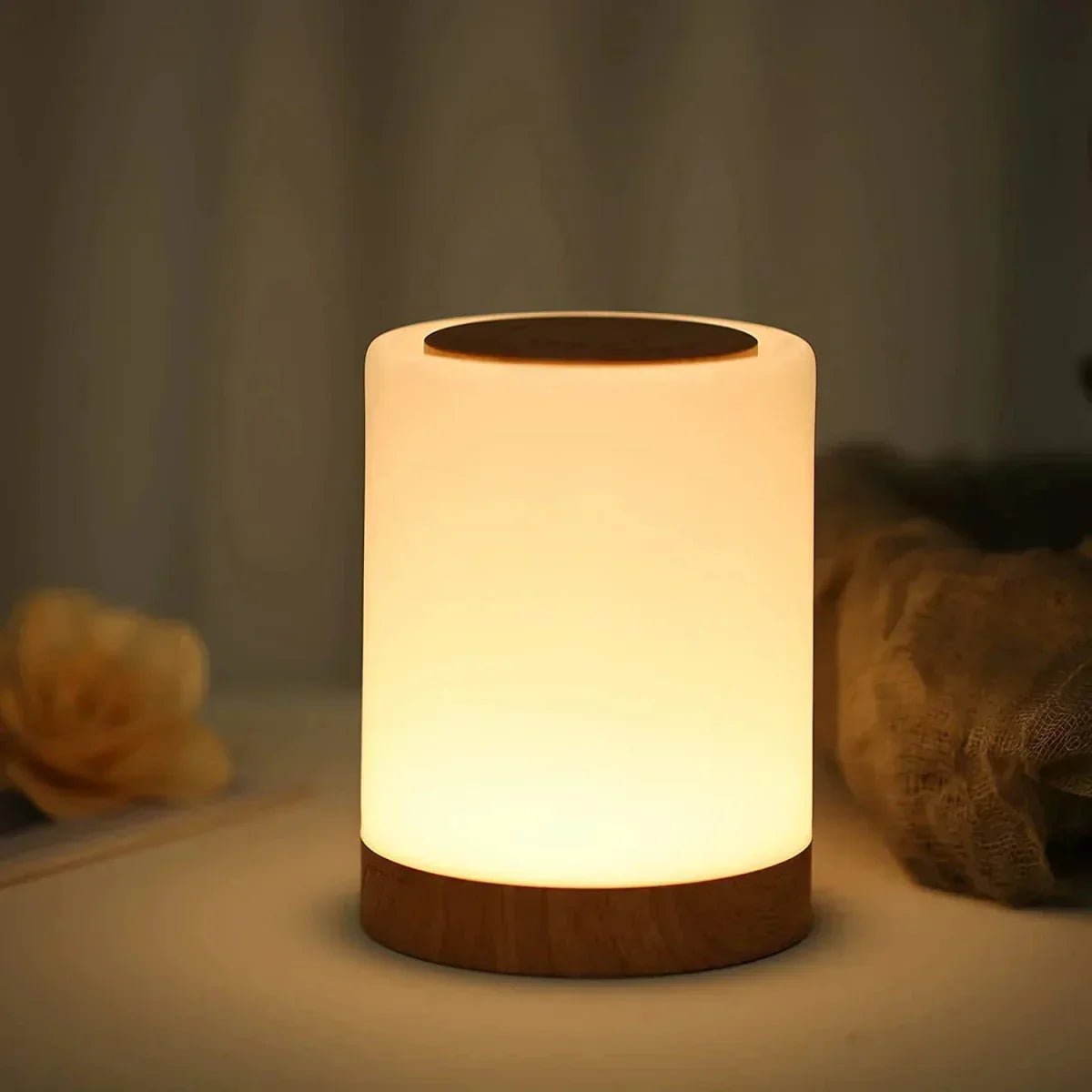 Lampe de table LED portable avec toucher et dimmable
