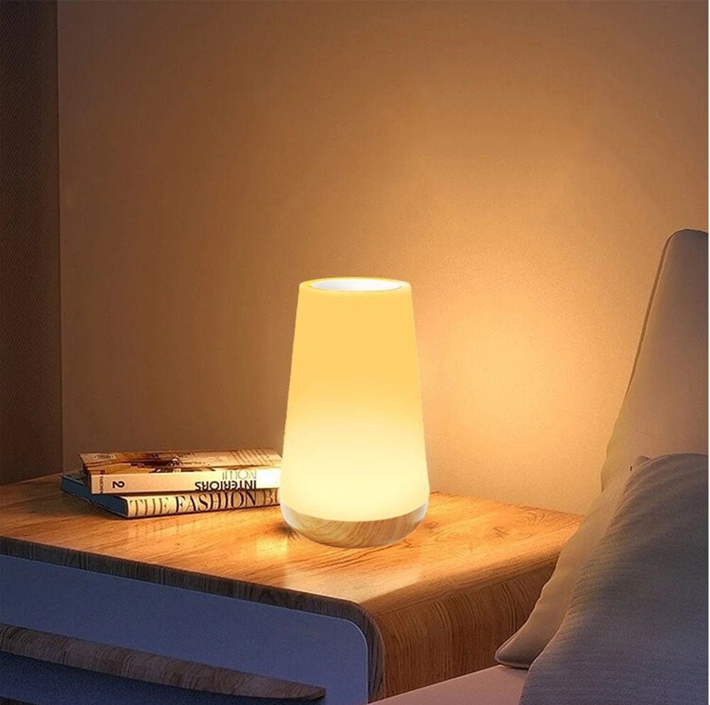 Lampe de table LED portable avec toucher et dimmable