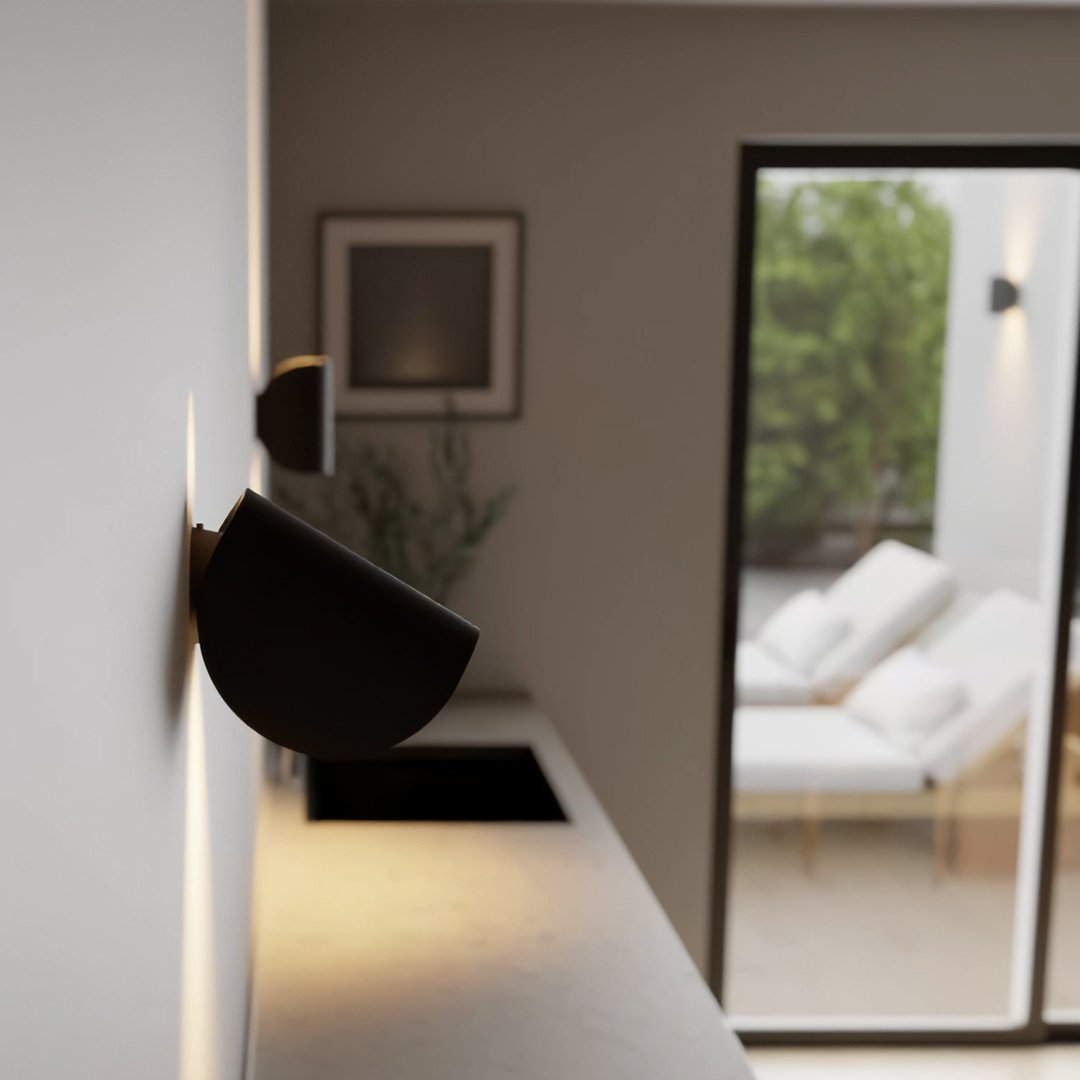 Leif – Applique Murale LED Orientable | Éclairage Flexible pour Intérieur & Extérieur IP65