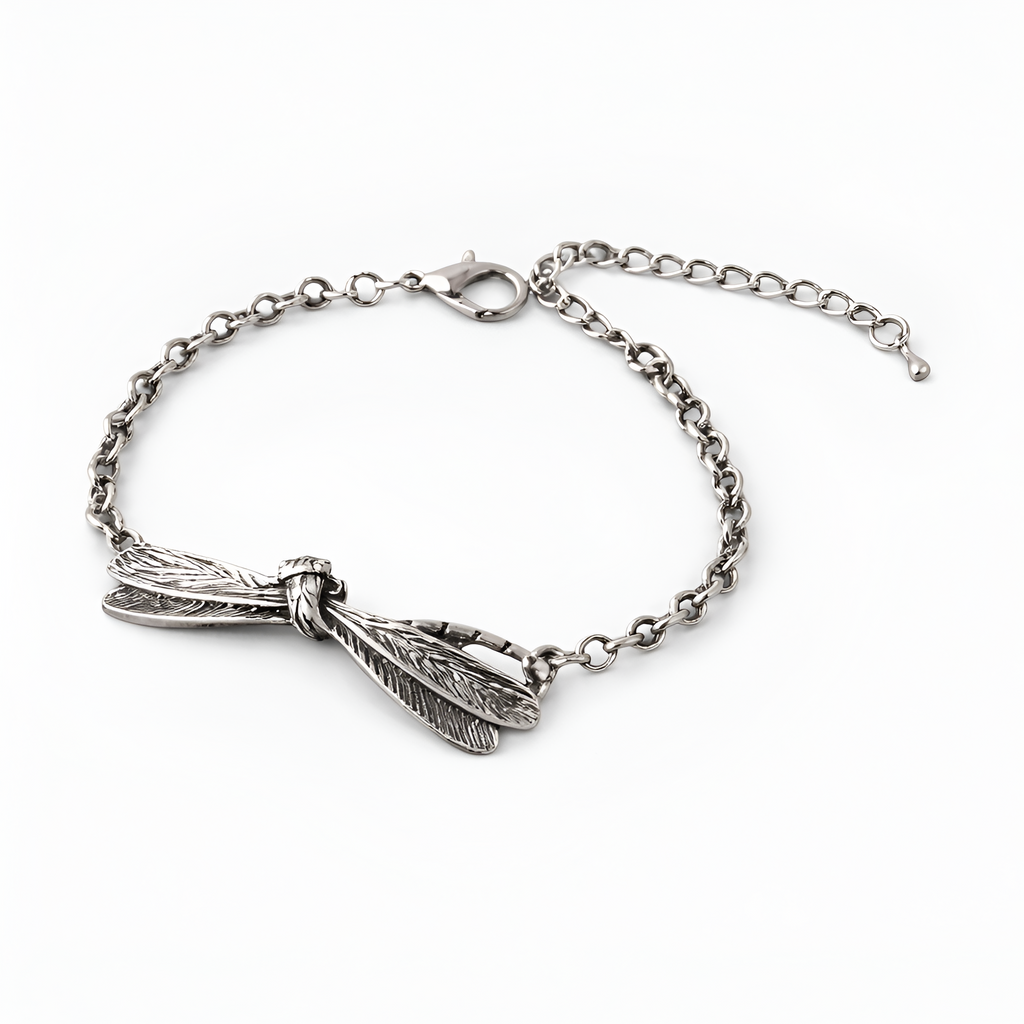 Hannah - Bracelet vintage avec breloque libellule