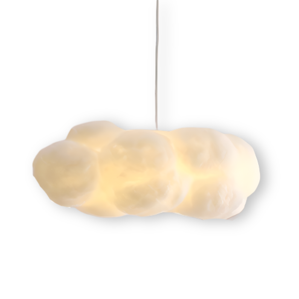 Lampe suspendue en forme de nuage pour chambre d'enfant – lampe de plafond rêveuse