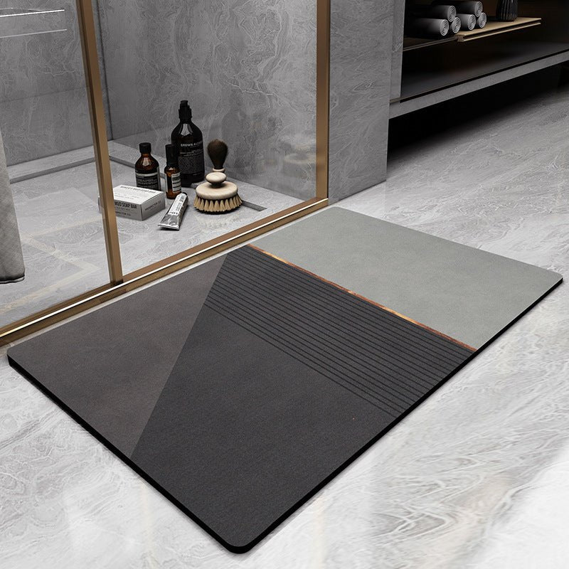 DryWave – Tapis de Salle de Bain à Séchage Rapide avec Antidérapant et Confort Doux