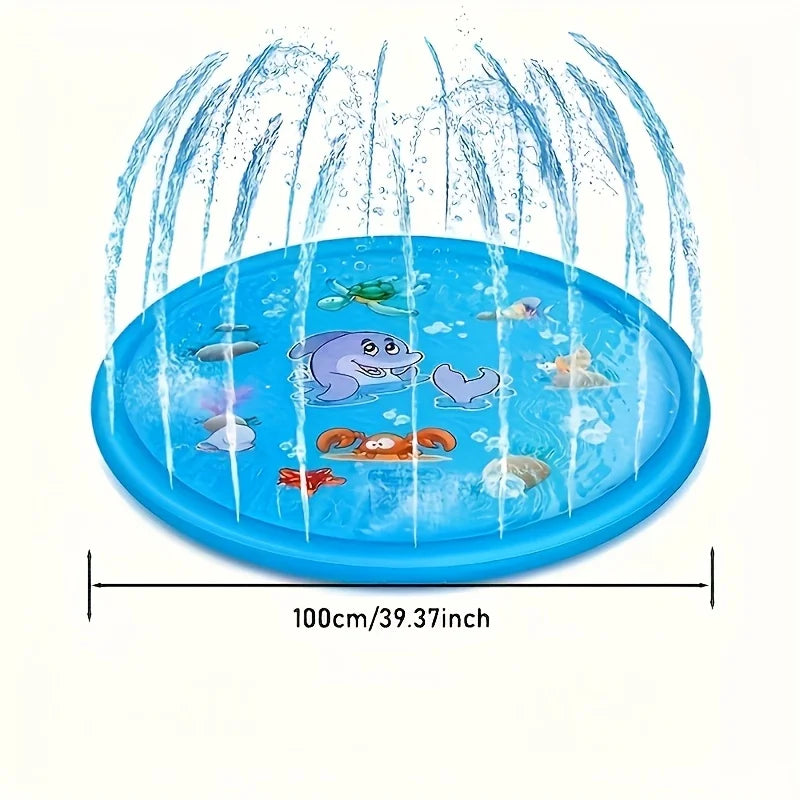 BASSIN SPLASHPAWS – Bassin de Bain pour Animaux de Compagnie en Plein Air avec Système de Spray