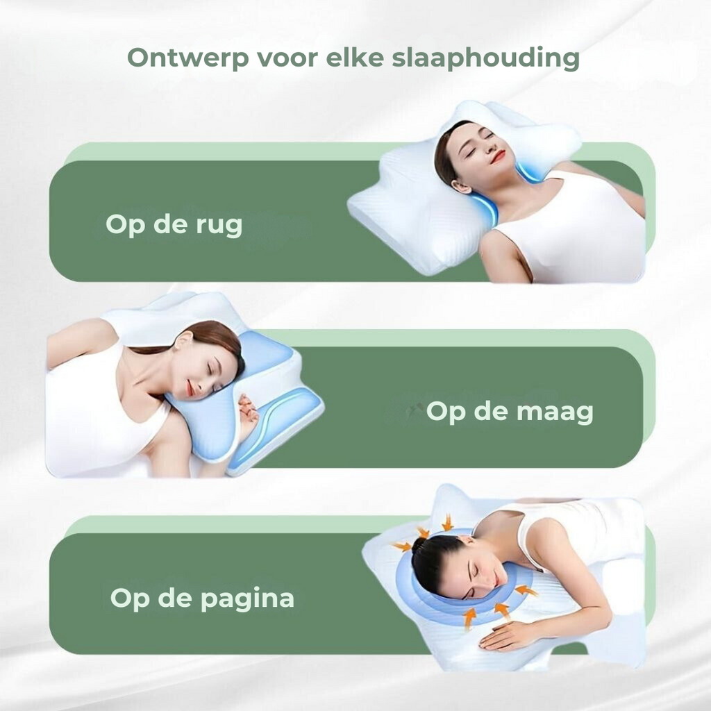 DreamAlign Oreiller Orthopédique – Oreiller de Luxe en Mémoire de Forme pour Douleurs Cervicales & Toutes les Positions de Sommeil