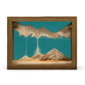 DynaFlow Art de Sable - Peintures de Sable Rotatives à 360° - Paysage de Sable Rectangulaire