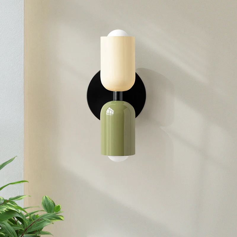 Eclipse Glow – Applique Murale Vintage Moderne avec Éclairage LED Double Face