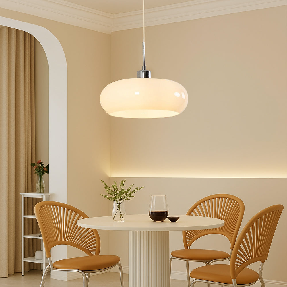 Suspension en verre moderne au design Bauhaus