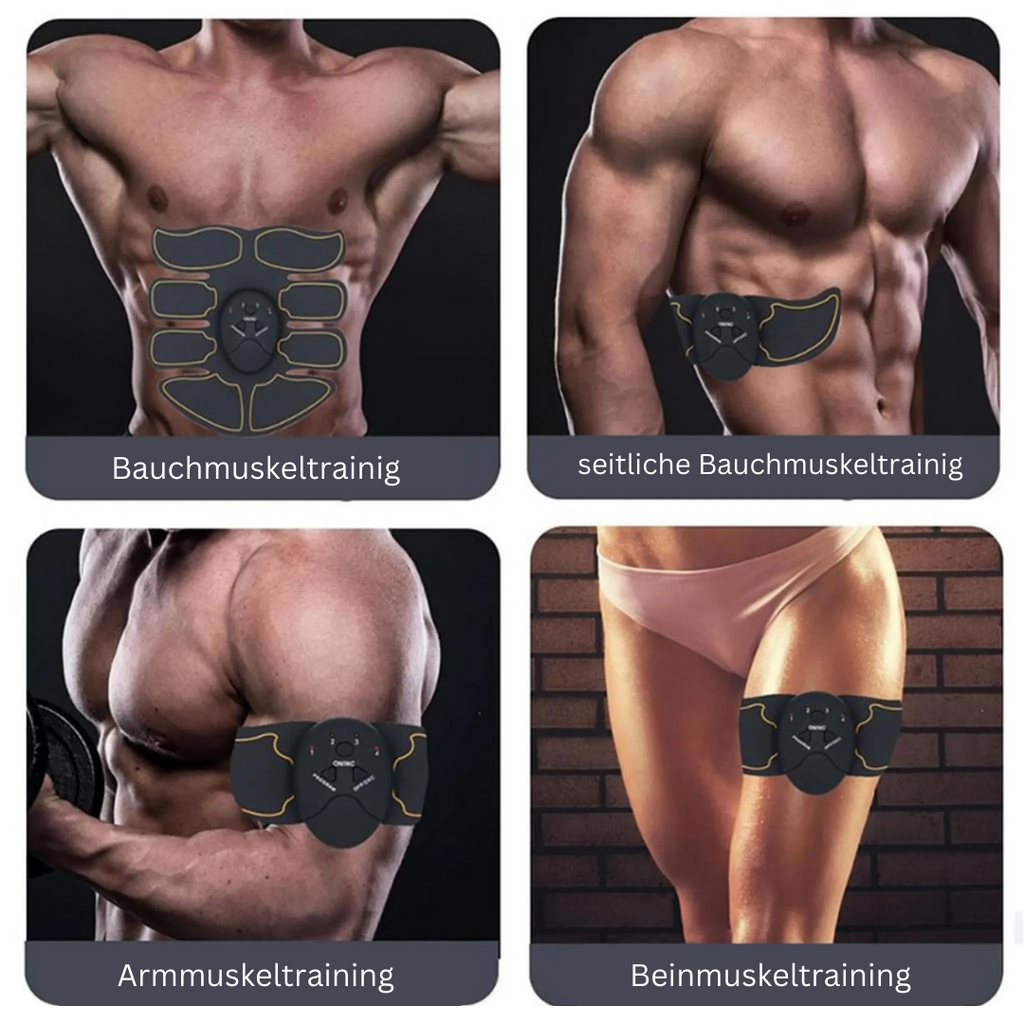 Entraîneur musculaire EMS | Entraînement efficace à domicile | Rechargeable par USB | Muscleva