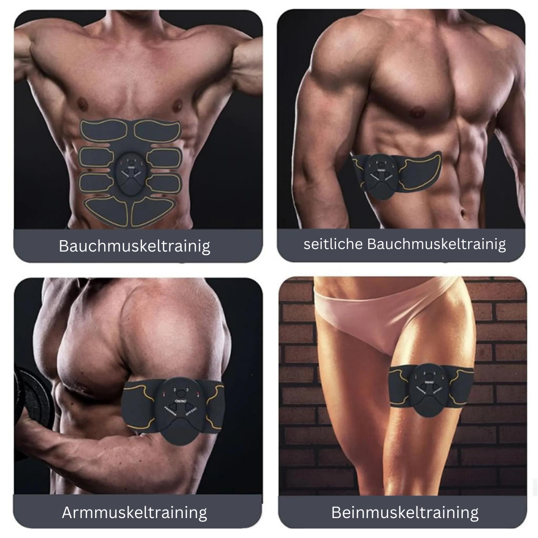 Entraîneur musculaire EMS | Entraînement efficace à domicile | Rechargeable par USB | Muscleva