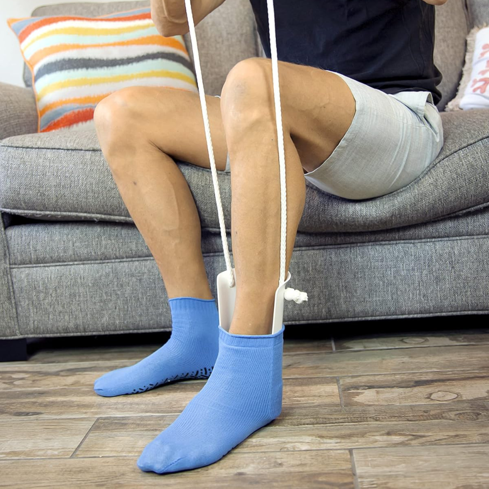 SOCKHELPER – Aide à Enfiler les Chaussettes Sans Se Pencher