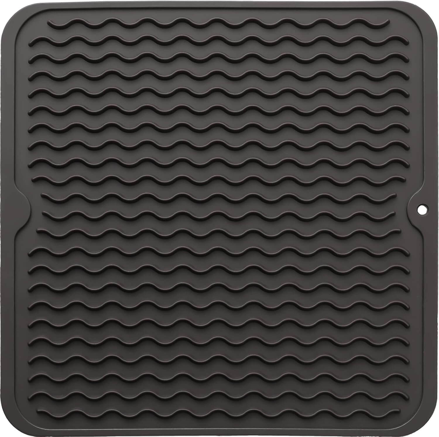 DRYSAFE - Tapis de Vaisselle en Silicone Écologique Protège les Comptoirs de la Chaleur et de l'Eau