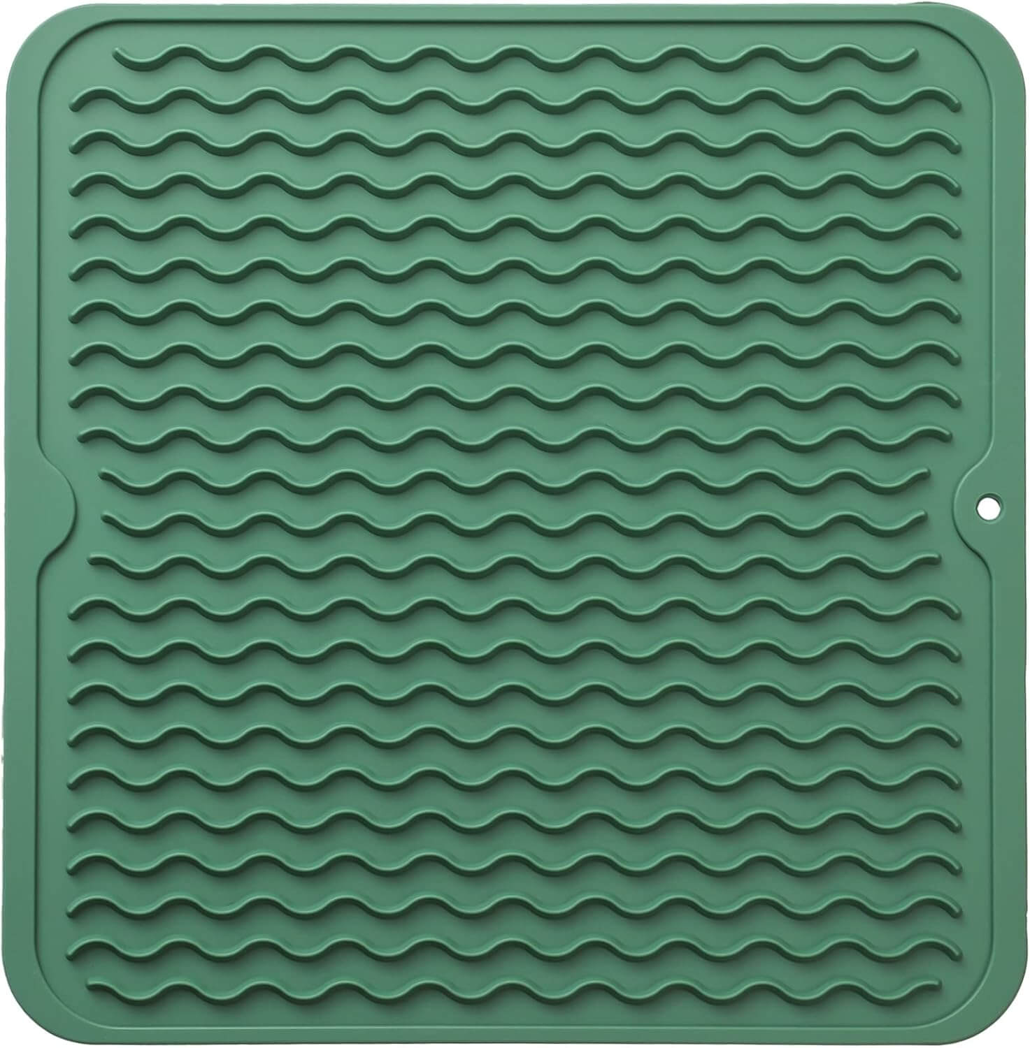 DRYSAFE - Tapis de Vaisselle en Silicone Écologique Protège les Comptoirs de la Chaleur et de l'Eau