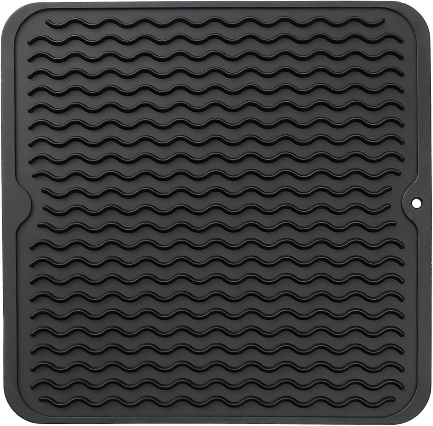 DRYSAFE - Tapis de Vaisselle en Silicone Écologique Protège les Comptoirs de la Chaleur et de l'Eau