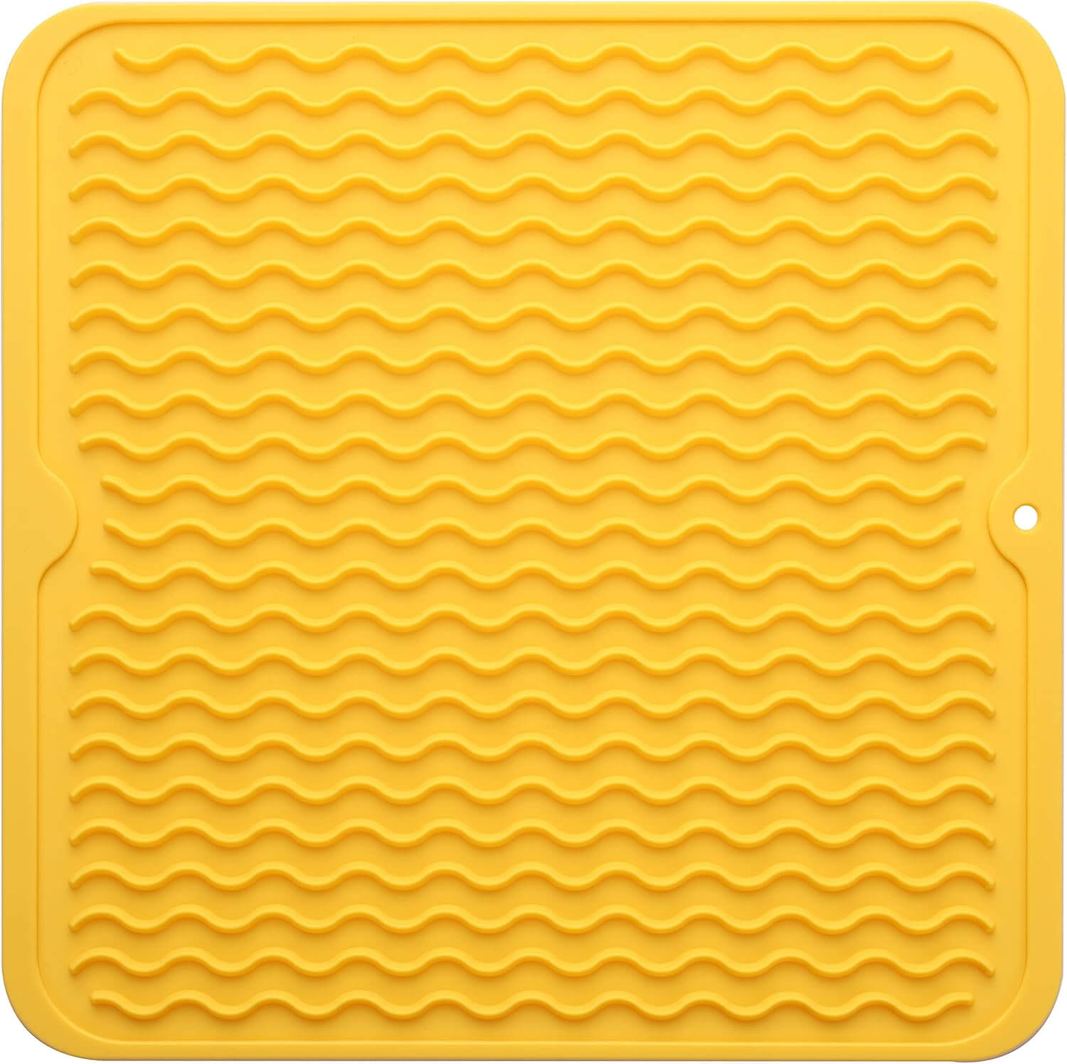 DRYSAFE - Tapis de Vaisselle en Silicone Écologique Protège les Comptoirs de la Chaleur et de l'Eau