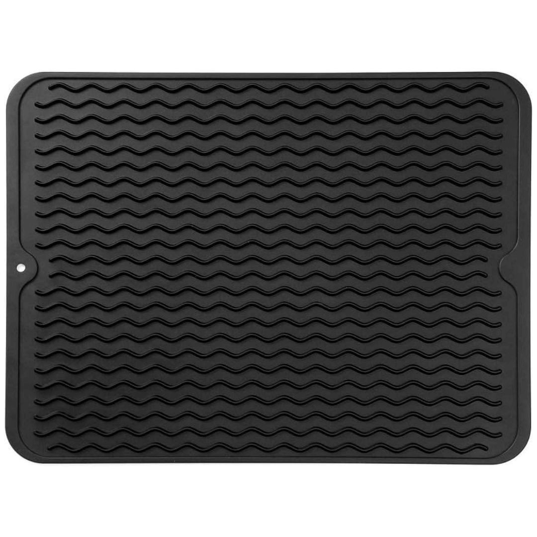 DRYSAFE - Tapis de Vaisselle en Silicone Écologique Protège les Comptoirs de la Chaleur et de l'Eau