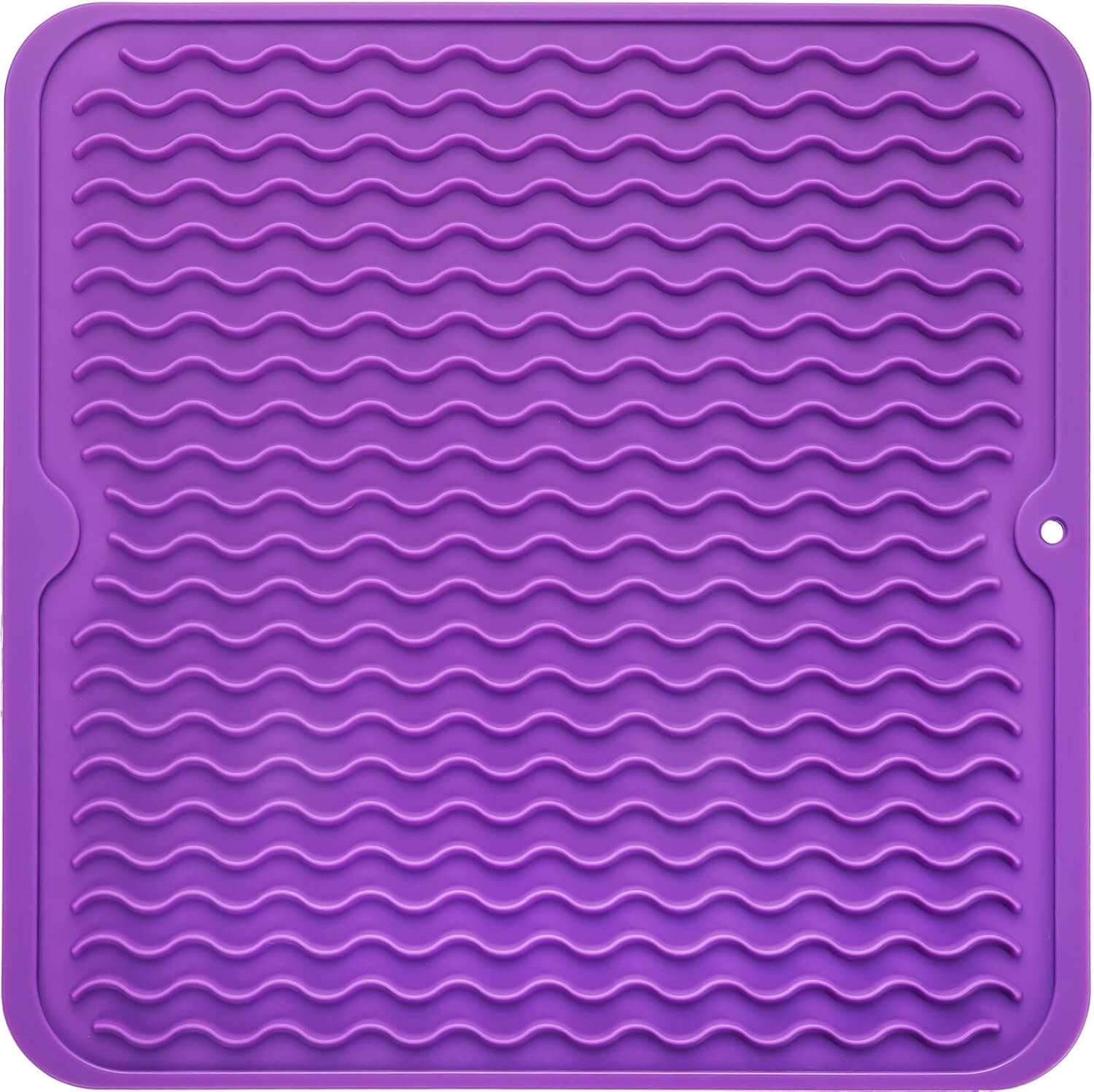 DRYSAFE - Tapis de Vaisselle en Silicone Écologique Protège les Comptoirs de la Chaleur et de l'Eau
