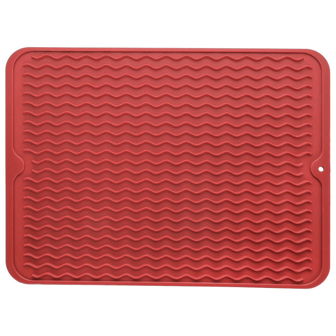 DRYSAFE - Tapis de Vaisselle en Silicone Écologique Protège les Comptoirs de la Chaleur et de l'Eau