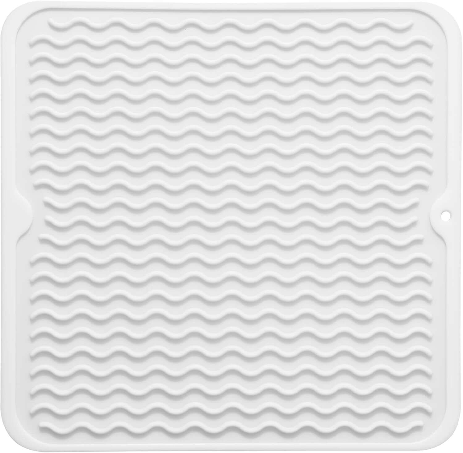 DRYSAFE - Tapis de Vaisselle en Silicone Écologique Protège les Comptoirs de la Chaleur et de l'Eau