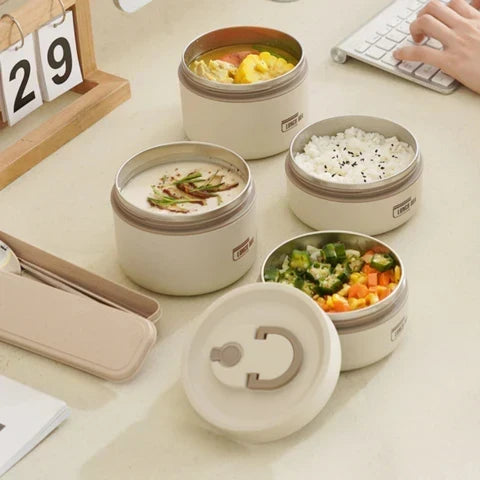 FreshStack™ | Ensemble de boîtes à lunch en acier inoxydable isolées