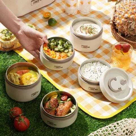 FreshStack™ | Ensemble de boîtes à lunch en acier inoxydable isolées