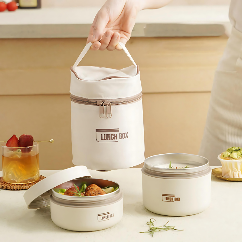 FreshStack™ | Ensemble de boîtes à lunch en acier inoxydable isolées