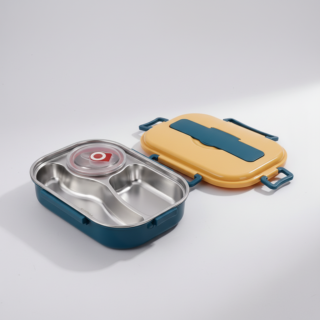 Boîte à lunch en acier inoxydable Bento - HeatNook