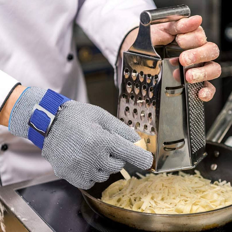 GANTS DE SÉCURITÉ EN ACIER INOXYDABLE – Gants de sécurité en acier inoxydable avec résistance maximale aux coupures