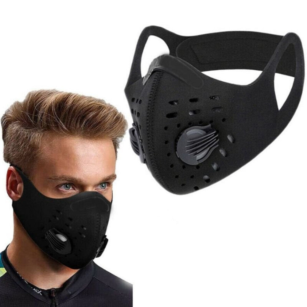 Skanto | Masque Facial Réutilisable contre la Pollution | Filtre à 5 Couches & Soupapes